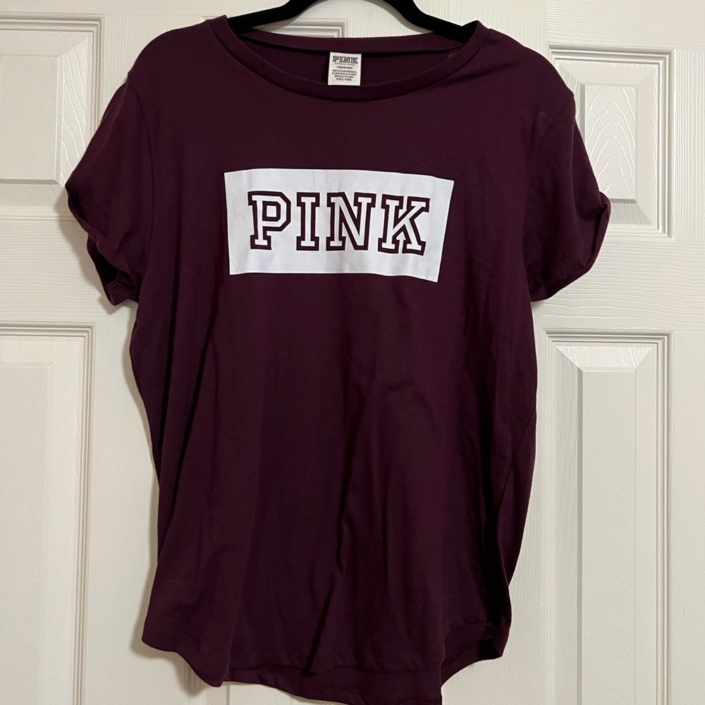 Burgundy PINK t-shirt